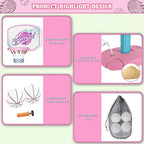 3 in 1 Basketball Hoop and Tee Ball Set for Girls: Baseball Tee with Automatic Pitching Machine Adjustable Height Outdoor and Indoor Sports Toys Christmas Birthday Gift for Kids Age 1-8 Year Old Pink