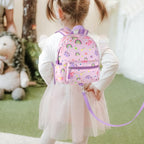 Accmor Toddler Backpack Leash, Cute Unicorn Baby Backpacks with Anti Lost Wrist Link, Mini Kids Backpack Leash Walking Harness for Outdoor Travel, Small Backpack Tether for Boys Girls 1-3 (Pink)