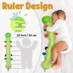 LIGHTDESIRE Baby Toys Musical Caterpillar,Infant Stuffed Animal Toy with Crinkle and Rattles,Soft Sensory Toys with Textures for Tummy Time Newborn Boys Girls 0 3 6 12 Months(Green)