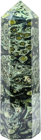 Amazing Gemstone Large Kambaba Jasper Crystal Towers ~ Natural Healing Crystal Point Obelisk for Reiki Healing and Crystal Grid (5.5" to 6" INCH)