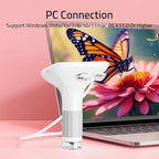 Microscope for Kids, 3'' Digital Handheld Kids Microscope with Adjustable Light, 1000X 1080P Pocket Portable Mini Micro Scope, Stem Toys for Ages 5-7 8-12 Teen Boys and Girls Educational Gifts, White