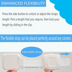 YEYA Upgraded No Drill Furniture Anchors for Baby Proofing, Anti-Tip Adjustable Straps, 2 Pack