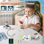 14-in-1 Solar Robot Building Kit for Kids, STEM Projects for Kids Ages 8-13, 191 Pcs DIY Engineering Science Building Toys, Solar Powered Educational Robotics for Boys & Girls