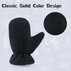BAVST Baby Toddler Winter Mittens Girls Warm Fleece Lined Gloves Kids Sherpa Lined Mittens for Boys