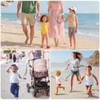 Accmor 2 in 1 Toddler Leash with Magnetic Lock, Kids Anti Lost Wrist Link 2 Packs Keep Twins Close, Reflective Child Walking Restraints Hand Straps Tether for Baby Boys Girls to Outdoor Traveling