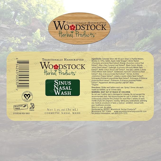 Sinus Nasal Wash 1 oz. for Natural Nasal Passage Health