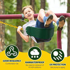 Swings Set - 2-Pack Suitable for Kids and Adults, Comes with Hooks & Chains, Perfect for Backyard