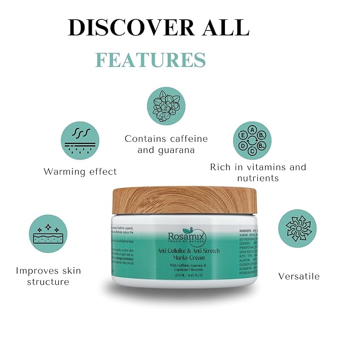 ANTI CELLULITE & ANTI STRETCH MARKS CREAM with Strong Warming Effect