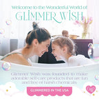 Glimmer Wish Mermaid Kids Body Wash, Gentle Cleanser and Moisturizing Sulfate Free Body Wash, Skin Care for Kids, Tropical Beach Scent, 12 Fl Oz