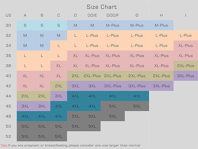 Suekaphin 5PACK Nursing Bra Wireless Bra Women's Sleeping Maternity Bra Breastfeeding Bra