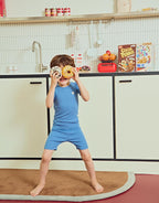 moimoln Pajamas Set 6M-5Y Solid Ribbed Unisex Baby & Toddler, Soft Viscose, Snug-Fit, Everyday Sleepwear