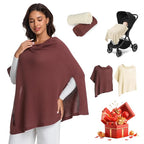 2pk Nursing Cover for Breastfeeding, Soft & Breathable Privacy Poncho, Multi-Use Feeding Shawl, Comfortable & Portable Breastfeeding Cover for Women Includes Mesh Laundry Bag