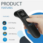 Elate Non-Contact Forehead Thermometer for Adults and Kids, No-Touch Digital Baby Thermometer for Infants/Newborns, Medical Grade, FSA HSA Eligible, Touchless Temporal Thermometer for Fever