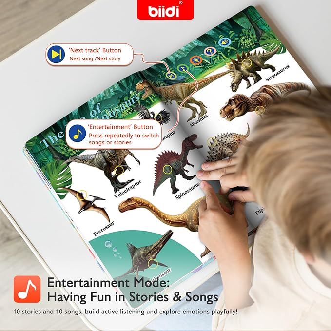 English Talking Book for todddler 3-5,Interactive Sound Book Kids 3 4 5 6 7 8 Year Old,Preschool Educational Learning Toy,Boys and Girls Birthday Gift,Autism Sensory,with 600+Sounds,171 Animal