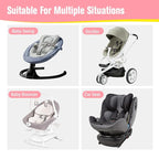 KAKIBLIN Baby Travel Pillow, Pillow for Head and Neck, Upgraded Baby Neck Support Pillow for Car Seat,Pushchair,Travel (Bear)