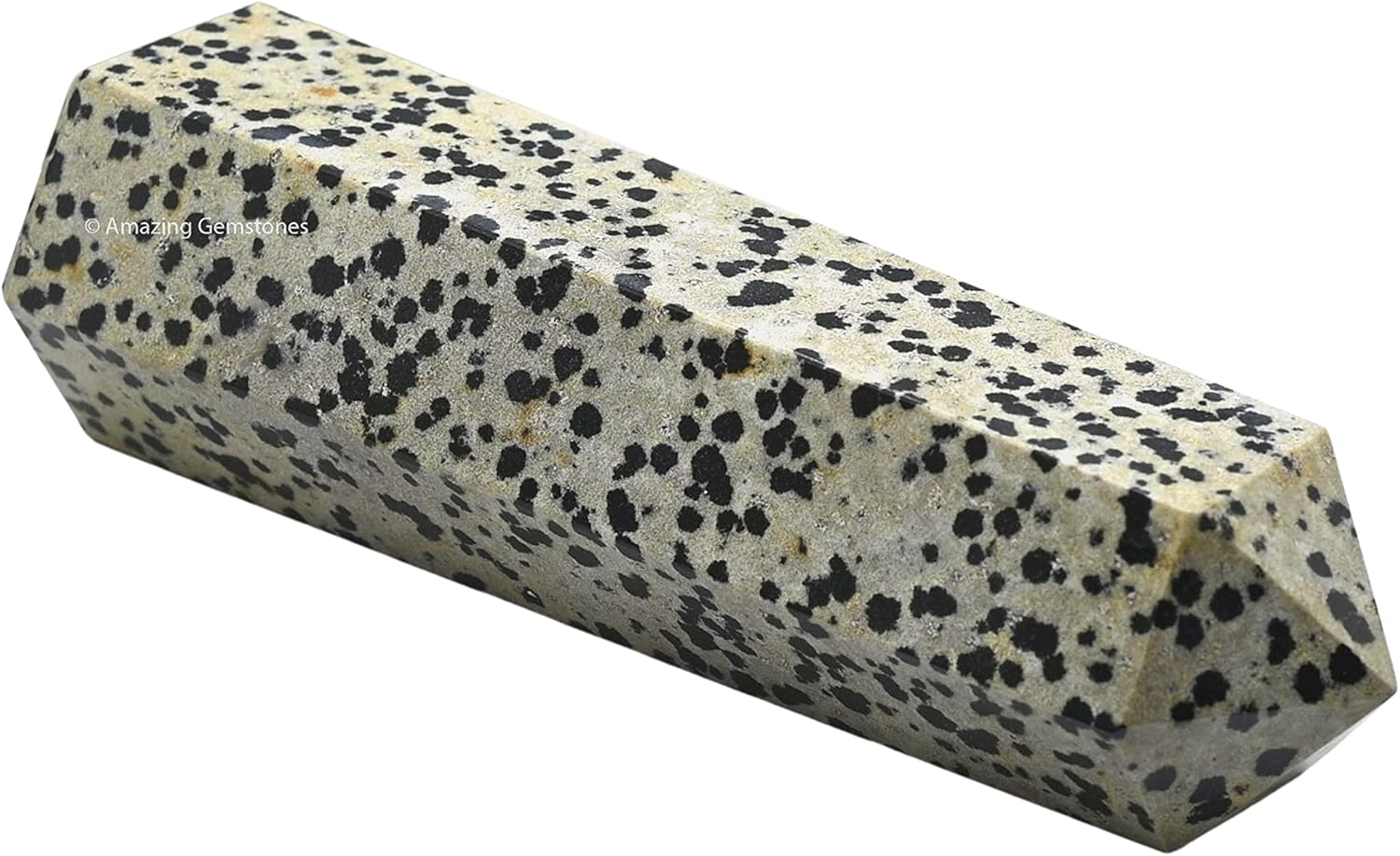 Amazing Gemstone Large Dalmatian Jasper Crystal Towers ~ Natural Healing Crystal Point Obelisk for Reiki Healing and Crystal Grid (5.5 to 6 INCH)