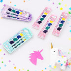12 Pcs Unicorn Style Watercolor Painting Set 8 Washable Colors With Brush Watercolor Painting Set Gift Party Supplies Back To School Party Gift Exchange