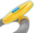 Accmor Stroller Steering Wheel Toy, Pretend Driving Simulated Steering Wheel for Baby Stroller Shopping Carts, Universal Detachable Funny Stroller Shopping Carts Toy Attachment Accessories