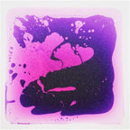 LONGKING 12" X 12" Sensory Tiles for Activity Play Centers for Children, Sensory Floor Tiles, Liquid Floor Tiles, Autism Sensory Poducts, Purple