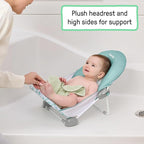 Ingenuity Foldaway 2-Position Bather, 2-Position Bath Support for Sink or Bathtub, for Ages 0-6 Months, Up to 20 Pounds