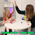 Funwares Colorful Squid Squish: Fast-Paced Floor Game for Kids, Interactive Learning, Hand-Eye Coordination, Counting and Color Game, Active Play, 2-4 Players, Ages 4-8