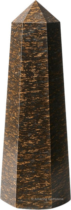 Amazing Gemstone Bronzite Crystal Towers ~ Natural Healing Crystal Point Obelisk for Reiki Healing and Crystal Grid (2" to 3" INCH)