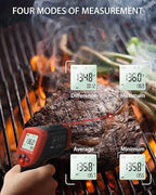 Wintact Infrared Thermometer Temperature Gun, Non-Contact Digital Surface Laser Heat Temp Gun for Kitchen Cooking Food Pizza Oven Grill Fridge -58℉ to 1022℉
