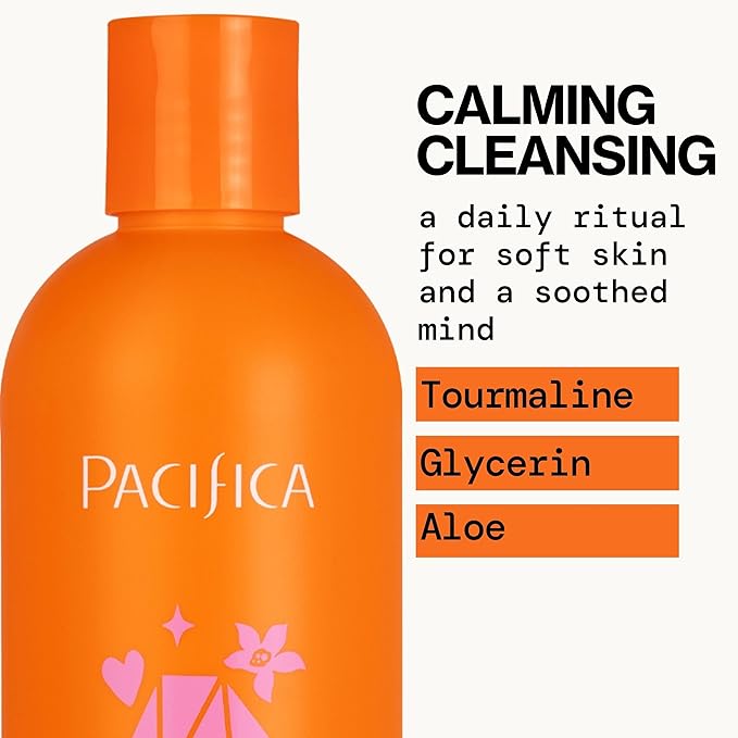 Pacifica Body Wash - Orange Tourmaline Super Hydrating Body Wash - Bath & Shower Gel - Clean Beauty, Vegan & Cruelty-Free Dermatologist Tested