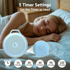 Portable White Noise Sleep Sound Machine for Home and Travel. Perfect for Your Sleeping Baby with a dimmable Night Light and Long Battery Life. Baby Essential Adult/Child Lock Feature.