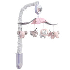 Lambs & Ivy Happy Jungle Musical Baby Crib Mobile Safari Animals Soother Toy