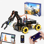 Robotics for Kids Ages 8-12, ACEBOTT Smart Robot Arm Car Kit with 5DOF, STEM Toys for Boys Age 8-12, ESP32 Arduino/Python Coding, App & Remote Control, STEM Gift for Teens & Adults