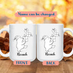Polar Ceramic Coffee Mug 11 15 Oz, Personalized Polar Lover Coffee Cup Gift For Family Best Friends Sister Brother, Custom Polars Accent Mug Cup With Name, Polars Bear White Mugs Gift For Birthday