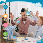 Fidget Toys Pistol, 3D Gravity Mini 1911 Fidget Pistol Toys,Fidget Sensory Toys,Stress Relief for Adults, Suitable for Relieving ADHD, Anxiety, Best Gift for Adults and Kids(Blue/White)