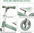 Toddler Balance Bike Toys for 1 to 4 Year Old Girls Boys Adjustable Seat and Handlebar No-Pedal Training Bike Best Gifts for Kids