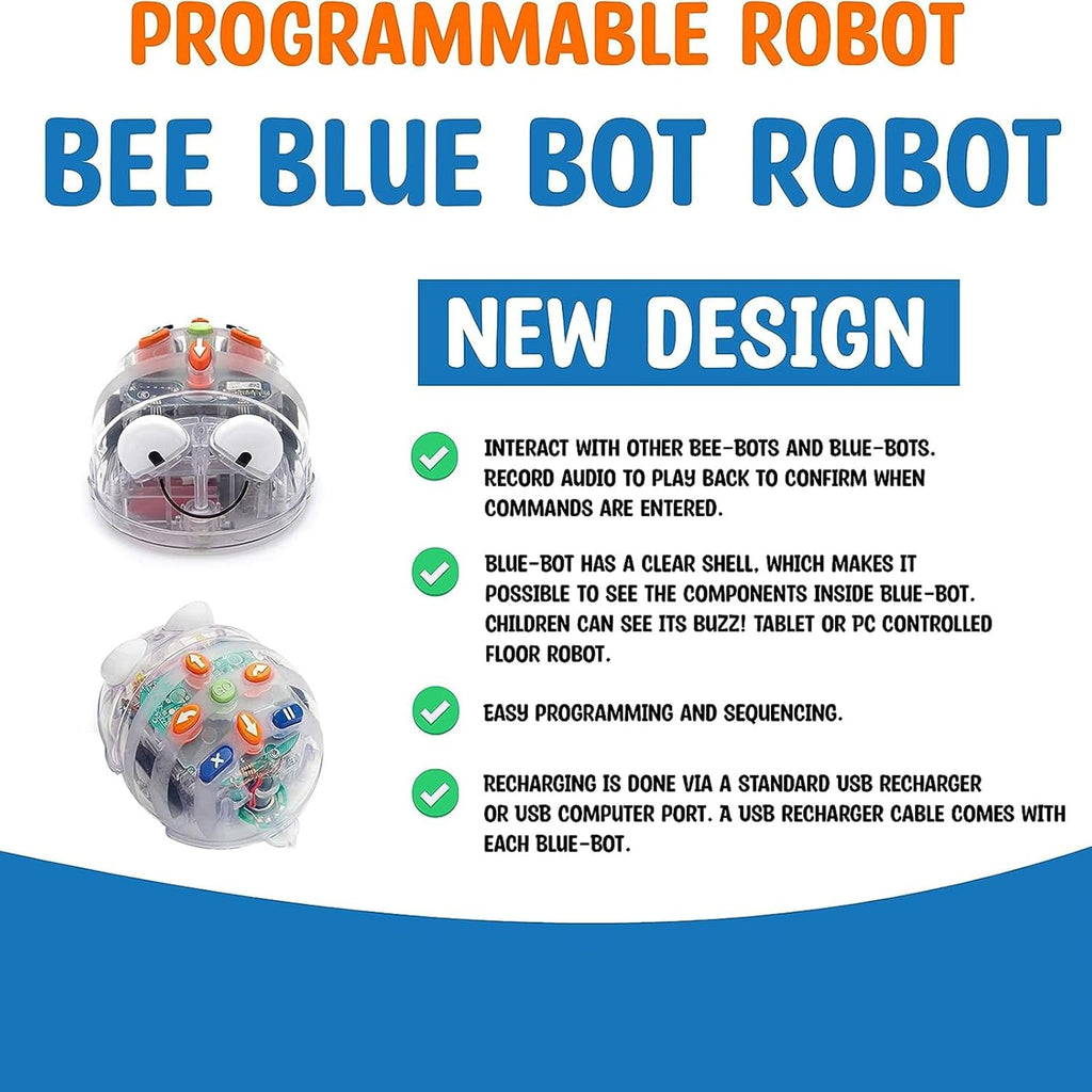 Create & Debugging Basic Robotics Programs: Blue-Bot Programmable See & Say Version
