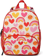 Toddler Backpack for Girls 3-8: Preschool Kindergarten Backpack - Cute Kids Backpacks for Girls-Rainbow Heart