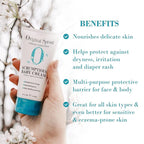 Original Sprout Scrumptious Baby Cream, Gentle Moisturizing Cream for Dry, Sensitive Skin & Diaper Rash, Non-Greasy Baby Lotion with Zinc Oxide & Calendula for Face & Body, 4 fl oz