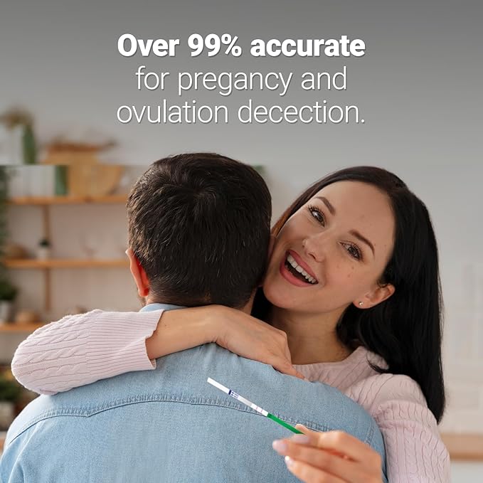 Ovulation Test Plus Pregnancy Test Combo, Early Pregnancy Detection, Ovulation Home Test, Conception Preparation Package