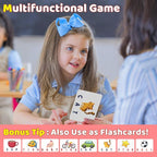 Educational Toys for 3-5 Year Old Girls Gifts, Matching Letter Game Preschool ABC Learning Toys for Kids Ages 4-8 Years, Christmas Birthday Gifts for Toddler Toys Age 2-4