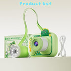 2 in 1 Microscope for Kids & Video Camera, 1000X Digital Microscope with 2.4" Screen, 1080P Portable Handheld Kids Camera Toys, STEM Educational Science Kit Toys for 3-12 Age Years Old Boys Girls