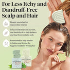 Kitsch Tea Tree Shampoo and Conditioner Set – Anti Dandruff Shampoo Bar & Conditioner Bar - Hair Care for All Hair Types - Free of Paraben, Sulfate & Silicone - Made in USA - 2 pcs