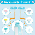 Baby Grooming Kit, Infant Safety Care Set with Hair Brush Comb Nail Clipper Nasal Aspirator,Baby Essentials Kit for Newborn Girls Boys (Blue-20 in 1)