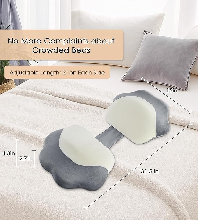Pregnancy Pillows for Sleeping, Memory Foam Maternity Pillow Support for Back Belly HIPS, Adjustable Travel Wedge Pillow for Pregnant Women, Side Sleeping Pregnant Pillows with Velvet Cover