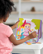 CHEFAN Felt Dress-Up Dolls Set,Pretend Play Dress Up Game with Felt Board, Outfit and Accessory Pieces,Perfect for Little Girls 3+