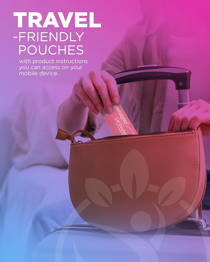 Pelvana 30 LH Ovulation Test Kit, Easy to Use - Identify Peak Fertility Days for a Greater Chance at Conception, Ideal for Women Trying to Conceive Naturally, 30 Test Strips Value Pack