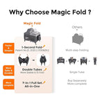 Pamo Babe Pack and Play 1-Second Setup 4-in-1 Portable Crib for Baby with Bassinet, Mosquito Net, Changing Table & Toy Arch