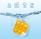 40Pcs Pop PushKeychain Fidget Toys, Pop its Toys Hand Playset,Fidget Toys Sets with Keychain Office Desk Toy for Kids Adults