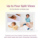 Smart Baby Monitor with 10” Tablet - The Most Reliable Way to Monitor Your Baby with or Without Internet - Private & Secure - Travel Friendly - Supports 2+ Cameras - Lifetime Membership