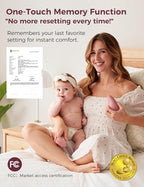 Momcozy Warming Lactation Massager Pro, 8 Vibration Modes & 4 Heating Levels, Longer-Lasting & 100s Rapid Warming Breast Massager, Quick Charging, Improves Milk Flow & Relieves Breast Engorgement