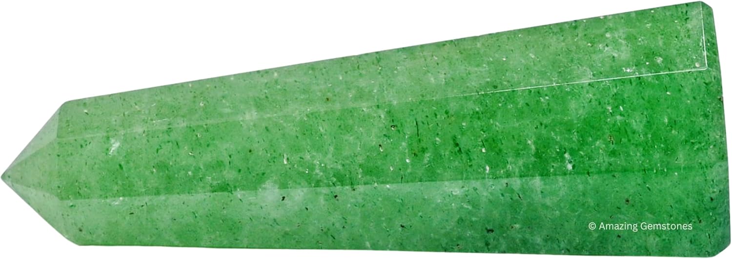 Amazing Gemstone Green Strawberry Quartz Crystal Towers ~ Natural Healing Crystal Point Obelisk for Reiki Healing and Crystal Grid (2 to 3 INCH)